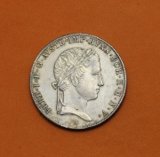 Stříbrný Tolar Ferdinanda V. 1845 A