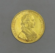 Zlatý Čtyřdukát FJ I. 1905 bz - Super!