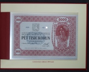 5000 Koruna 1919 - Nejvzácnější Bankovka ČSR!!!