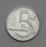 5 Korun 1932 Československo - Velmi Vzácná!