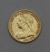 Zlatý 1/2 Sovereign / Libra 1901 - Victoria!