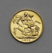 Zlatý Sovereign / Libra 1910 - Edward VII.