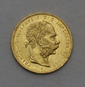 Zlatý 8 Gulden / Osmizlatník 1877 bz