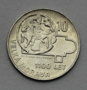 10 Kčs 1966 - 1100 Let Velké Moravy