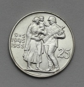 25 Kčs 1955 - Desáte Výročí Osvobození