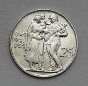 25 Kčs 1955 - Desáte Výročí Osvobození