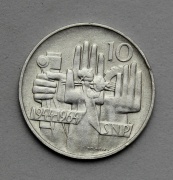 10 Kčs 1964 - SNP
