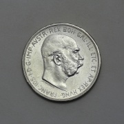 5 Corona Fratiška Josefa I. 1909 bz - Schwarz