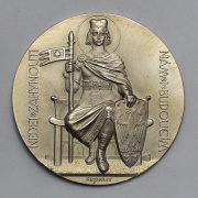 AR Medaile na Dostavbu Velechrámu sv. Víta 1929 - Velmi Vzácná!
