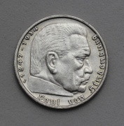 5 Marka 1939 J - Paul von Hindenburg - VZÁCNÁ!