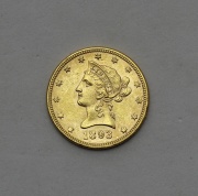 Zlatý 10 Dollar 1893 - Coronet Head