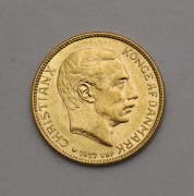 Zlatý 20 Kroner 1917 VBP - Christian X. - Dánsko