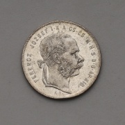 Stříbrný Zlatník 1870 KB - František Josef I. - Super Stav!