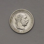 Stříbrná Koruna Františka Josefa I. 1893 bz