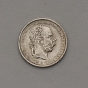 Stříbrná Koruna Františka Josefa I. 1893 bz