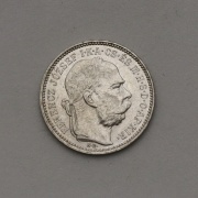 Stříbrná Koruna Františka Josefa I. 1894 KB - Super Stav!