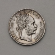 Stříbrný Zlatník Františka Josefa I. 1872 bz - Vzácný!