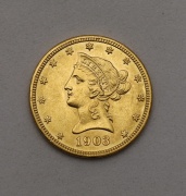 Zlatý 10 Dollar 1903 O - Coronet Head - Lepší Ročník!