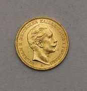 Zlatá 20 Marka 1906 A - Wilhelm II. - Prusko