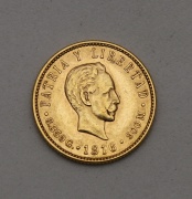 Zlaté 5 Pesos 1916 - José Martí - Kuba!