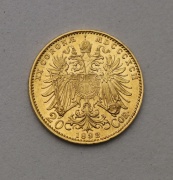 Dvacetikoruna Františka Josefa 1892 bz - Vzácnější!