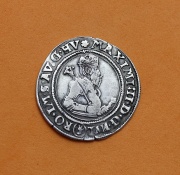 1/4 Tolar Maximiliana II. 1576 - Velmi Vzácný!