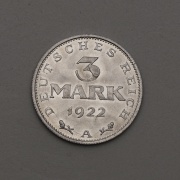 3 Marka 1922 A - Top Stav!
