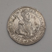 Stříbrný Tolar Arcivévody Ferdinanda bez letopočtu - TOP STAV!