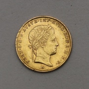 Zlaté 1/2 Sovráno Ferdinanda V. 1848 M - Nádherné a Velmi Vzácné!