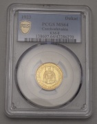 Zlatý Dukát Sv. Václava 1923 - PCGS MS64!