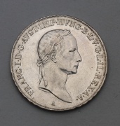 Stříbrný Tolar Františka I.(II.) 1830 A - Stuhy na Krku - RR!