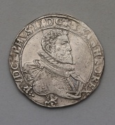 Stříbrný Tolar 1607 - Rudolf II. - Kutná Hora!