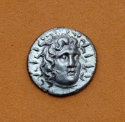 Stříbrná Drachma - Rhodos - Řecko - Vzácná!