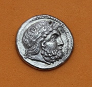 Stříbrná Tetradrachma - Východní Keltové - Phillip II.
