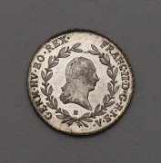 20 Krejcar Františka II. 1796 B - Varianta malé B - Vzácný!