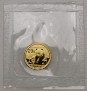 1/20 Unce Zlata 2012 - Panda - Čína!
