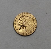 Zlatý 2 a 1/2 Dollar 1912 - Indian Head