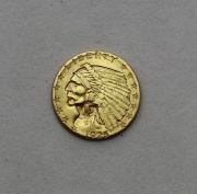 Zlatý 2 a 1/2 Dollar 1925 - Indian Head