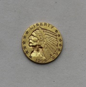 Zlatý 5 Dollar 1909 D - Indian Head