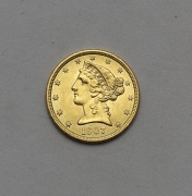 5 Dollar 1907 - Coronet Head - Super Stav!