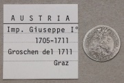 Stříbrný 3 Krejcar 1711 IA - Josef I.