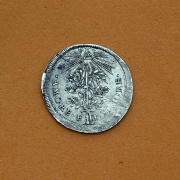 Stříbrný korunovační žeton 1690 - Josef I. - Augsburg - R!