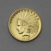 Zlatý 10 Dollar 1910 P - Indian Head!