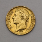 Zlatý 40 Frank 1808 A - Napoleon I. - Francie - Stav! Vzácný!