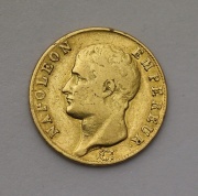 Zlatý 40 Frank 1806 U - Napoleon I. - Francie - Bez Věnce! R!