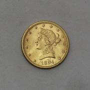 Zlatý 10 Dollar 1894 - Coronet Head