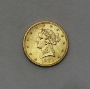 Zlatý 10 Dollar 1901 S - Coronet Head