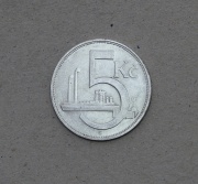 Stříbrná 5 Kčs 1932 - Velmi Vzácná a Super!