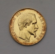 Zlatý 50 Frank 1857 A - Napoleon III. - Francie!