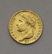 Zlatý 20 Frank 1815 A - Napoleon I. - R!